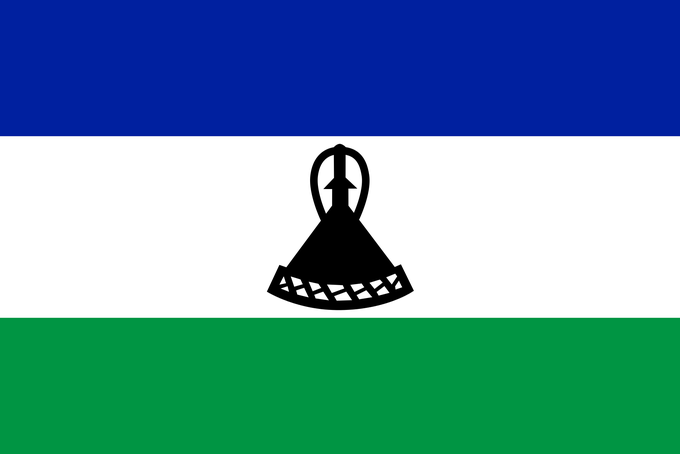 Phot of Lesotho flag