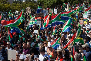 Protest against Jacob Zuma