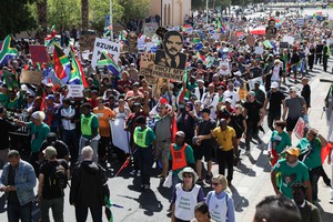 Protest against Jacob Zuma