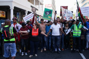 Protest against Jacob Zuma