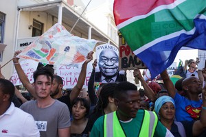 Protest against Jacob Zuma