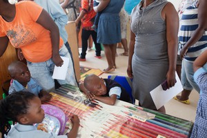 Photo of first day of school in Khayelitsha