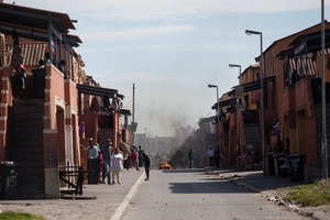 Photo of Langa protest