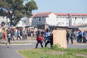 protest over evictions in Elsie's River