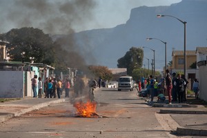 Protest over evictions in Elsie's River