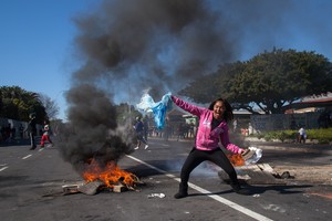 Protest over evictions in Elsie's River