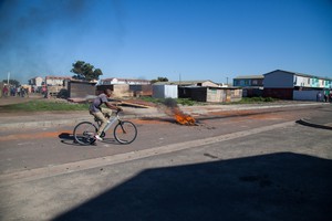 Protest over evictions in Elsie's River