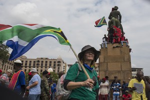 Protest against Jacob Zuma