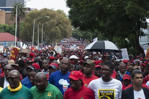 Protest against Jacob Zuma