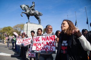 Photo of Right2Know protest