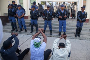 Stellenbosch University Students Protest