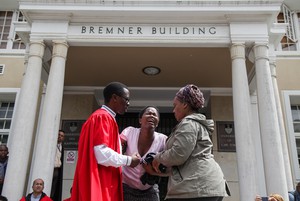 Photo of student protesters