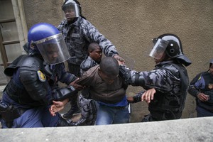 Students protest at UCT