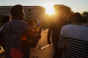 Photo of 3rd October protest and shutdown at UCT