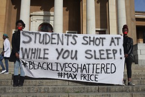 Photo of student protesters