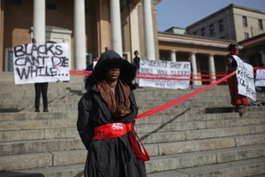 Photo of student protesters