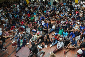 Photo of student protesters