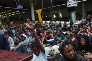 Photo of student protesters