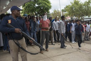 Xenophobic violence in Pretoria