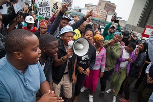 Protest against Jacob Zuma