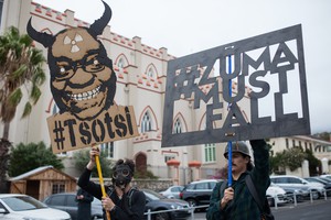 Protest against Jacob Zuma