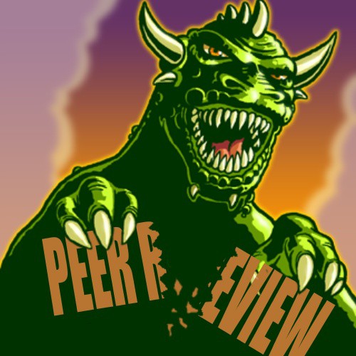 Image of monster breaking peer review