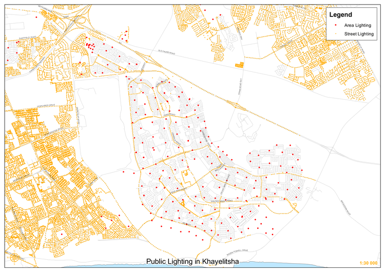 Map of Khayeitsha