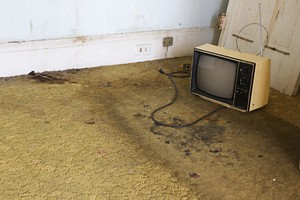 Photo of an old television