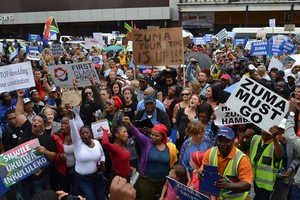 Photo of anti-Zuma protest