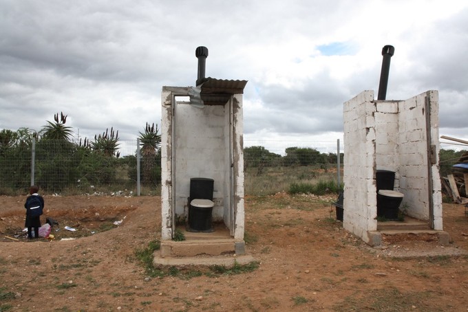 Photo of open toilet