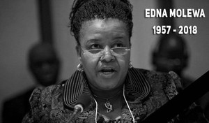 Photo of late Edna Molewa