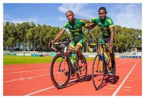 Photo of two boys on bicycles