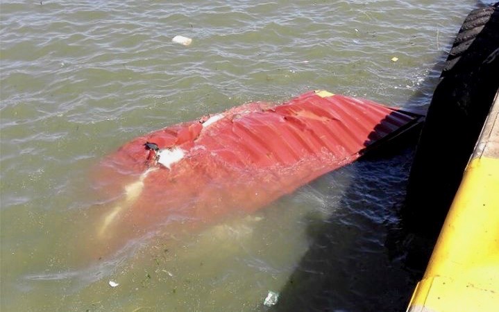 Photo of container in water