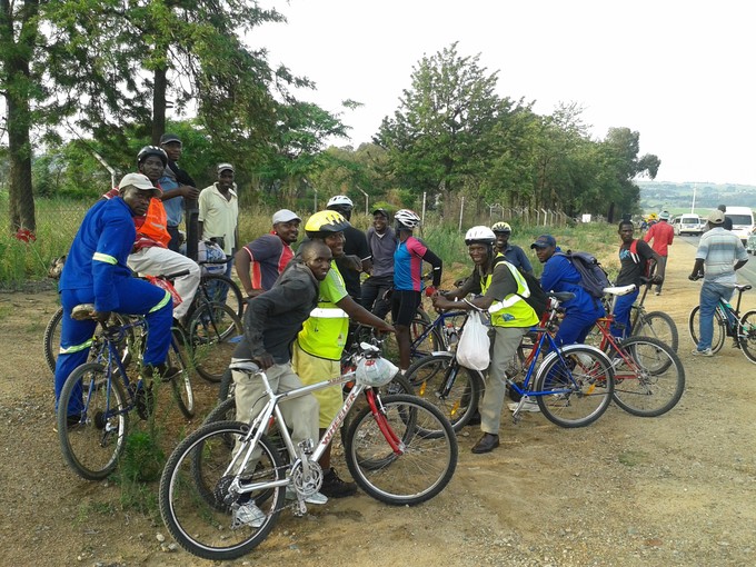 Photo of cyclists