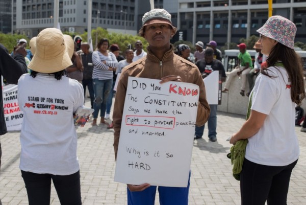 Photo of protesters