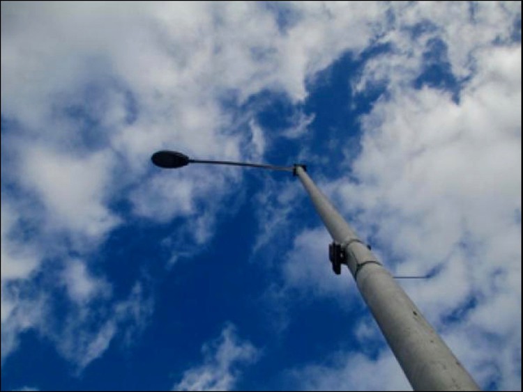 Photo of a street light