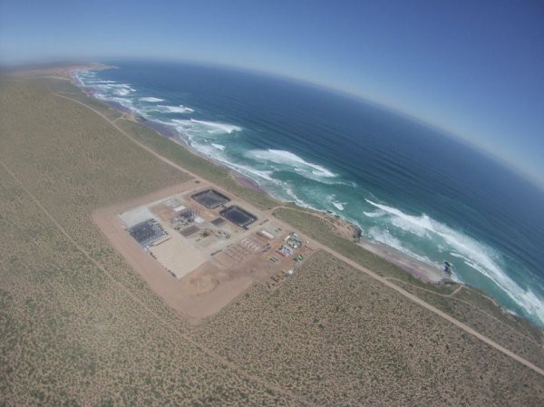 Aerial view of a mine