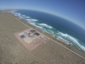 Aerial view of a mine