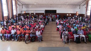 Photo of people in hall