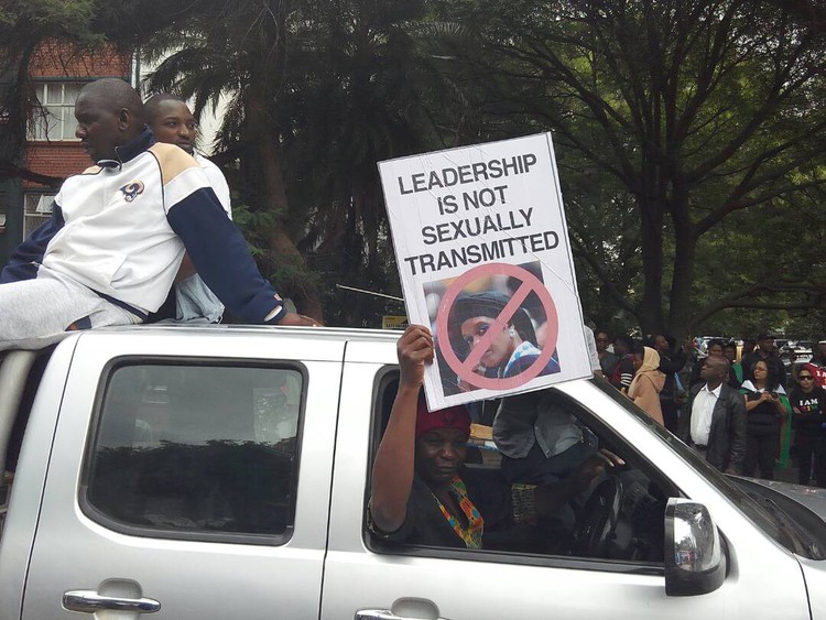 Photo of protesters