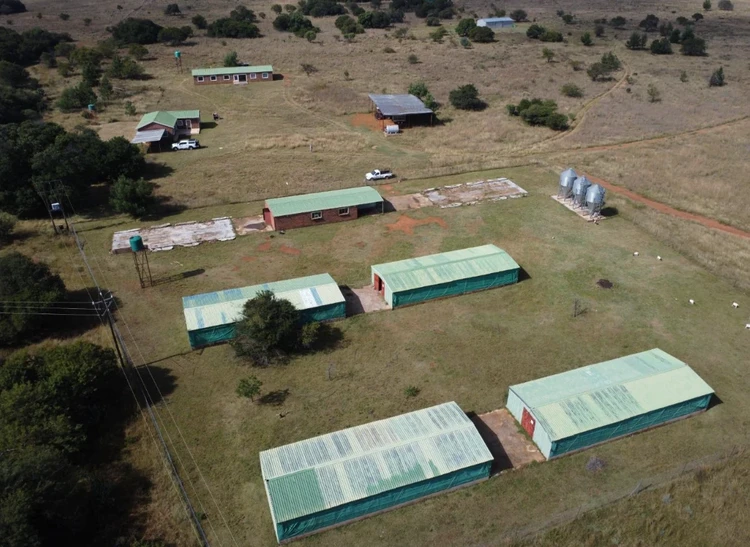 Aerial photo of farm