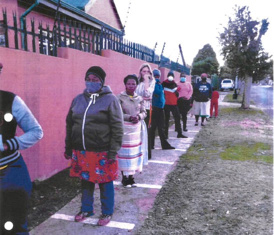 Photo of a queue