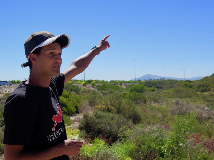 Photo of a man pointing