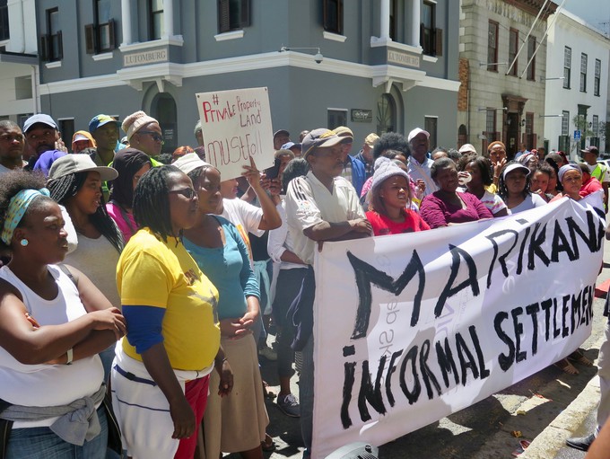 Photo of protesters