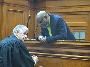 Photo of Zwelethu Mthethwa and William Booth