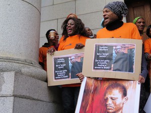 Photo of SWEAT protest