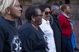 Baleka Mbeta attends march against women abuse