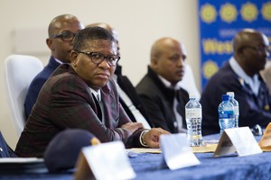 Fikile Mbalula meets with Marikana residents