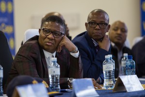 Fikile Mbalula meets with Marikana residents