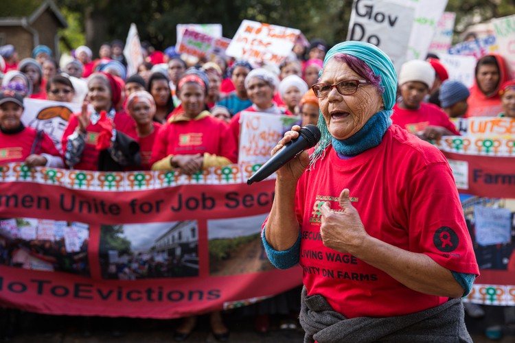 Photo of woman in protest